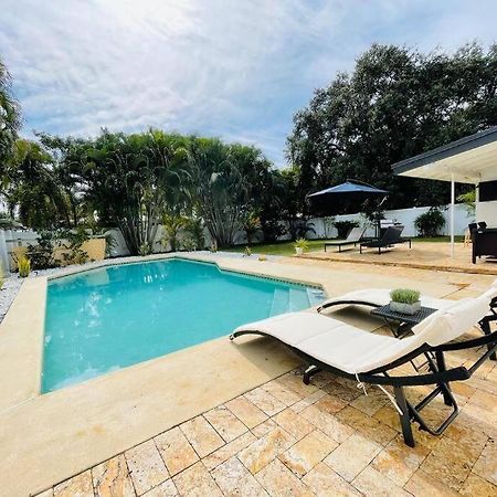 فيلا Tropical Oasis House Private Pool Family Yard فورت لودرديل المظهر الخارجي الصورة